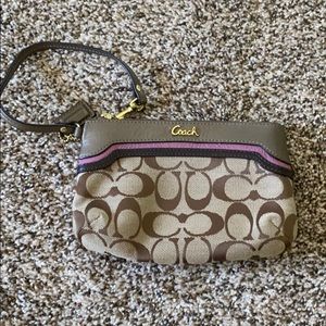 Coach wristlet